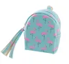 Vendita calda Flamingo Bag Portachiavi a forma di portamonete Portamonete con cerniera Piccolo portafoglio Portachiavi moda Borsa Borsa mini sacchetto per soldi per bambini