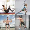 11 sztuk Zestaw ćwiczeń oporowe pasma 150 LBS Lateksowe Rurki Pedal Body Home Gym Fitness Training Trening Yoga Elastic Pull Rope Equipm