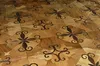 Oak floor decoration hardwood Wall sticker rugs designed parquet flooring tile living room decor woodworking solid furniture medallion inlay art claddin