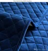 Zachte comfortabele sofa slip cover effen kleur sofa cover couch cover winter dikker antislip sofa slipcover moderne woondecoratie YL0183