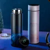 Thermos Flacons à vide 450 ml Affichage de la température Tasses isolées Bouteille d'eau chaude 304 Tumbler en acier inoxydable Thé Termos Tasse de lait 201109