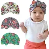 Kinderen print konijnenoren babyhoed kinderen boog pet pasgeboren meisjes hoed fotografie rekwisieten lente herfst modis beanie h jlljdw