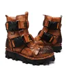 Gothic Boots Men Military Big Size Winter Shoes Vintage Work Boots Men 13#15/20d50