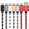 1M 3FT 2M 6FT 3M 10FT Fabric Charge Cord Micro USB 2.0 Cable For All Smartphone