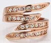 Ringar för kvinnor Rose Gold Filled Dress 18K Guld Diamond Engagement Ringar Masonic Diamond Rings