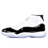 2022 11 حذاء كرة السلة للرجال Jumpman 11s Jorden رمادي رائع 25 الذكرى السنوية Concord الحمضيات رجل إمرأة المدربين أحذية رياضية المشي الركض