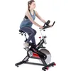 Amerikaanse voorraad indoor fietsen oefening fiets riem drive stationaire fiets met lcd-monitor zitkussen thuis cardio workout MS192899AAJ