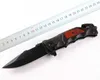 Special Offer DA75 Fast open Flipper folding knife 440C Titanium Coated Blade knife Outdoor Camping hiking Survival Gift knives