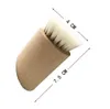 Usine Naturel Cheveux De Chèvre En Bois Visage Brosse De Nettoyage Manche En Bois Nettoyant Pour Le Visage Points Noirs Nez Scubber Bébé brosses RRE12528