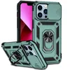 Heavy Duty Military Grade Magnetic Cases Slide Camera Protection voor iPhone 13 Pro max 12 11 XR XS 8 Plus Samsung S21 S22 Ultra A13 A53 A73 A22 A32 A72 A52 A12 A03S A02S