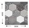 Väggklistermärke 3d keramik kakel anti collision pasta pvc diamant mosaik bakgrund akryl dekoration
