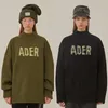 2020fw Adererror Sweater Men Woman Adhesive Paper Style Letter Printing Crewneck Ader Error Sweatshirts