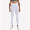 Taille haute Yoga Leggings couleur unie pleine longueur vêtements de sport femmes course Fitness entraînement pantalons de sport mode vêtements de sport Leggins