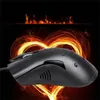 Przewodowe cieplejsze ogrzewane myszy dla Windows PC Gry 2400 DPI z 6 przyciskami Drutu Gaming Silent USB Optical Mouse do Laptop Notebook Boże Narodzenie prezenty