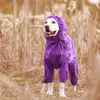 Haustier Hund Regenmantel Reflektierende Wasserdichte Reißverschluss Kleidung High Neck Mit Kapuze Overall Für Kleine Große Hunde Overalls Regen Mantel Labrador 201109