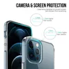 Schokbestendige Premium Ruimte Transparante Rugged Hard Cell Phone Case voor iPhone 12 Pro 11 XR XS 6 7 8 Plus Telefoon Accessoires