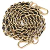 Bag Parts & Accessories Chain Purse Cross-body Handbag Shoulder Strap Replacement Light Gold + Black120cm1