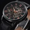Forsiner Top Mens Watch Men Clock Sport Male Business Skeleton Clocks Hand Wind Mechanical Watches Gift1