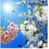 Beautiful Sky Sweailing Wallpaper Blue Sky Sunshine Flower Rami Rami Soggiorno Camera da letto Soffitto da camera da letto