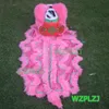 Green 14 inch classic Lion Dance Costume 5-12 Age kid Children WZPLZJ Party Sport Outdoor Parade Stage Mascot China performance Toy Kungfu set Traditional