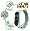 30 colors Nylon strap Universal For Xiaomi MI Band 5 4 3 Strap Replacement Bracelet Nylon Wristband