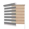 Double layer Day and Night Indoor Shade Window Manual Zebra Blinds Shade Dual Roller Blinds W220309