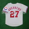 Vintage Montreal Expos Jersey Vladimir Guerrero Gary Carter Cliff Floyd Jose Canseco Pedro Martinez Tim Raines Rondell White Tom Brady Pete Rose Baseball retrò