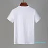 Luxe-célèbre hommes haute qualité t-shirt lettre impression col rond manches courtes noir blanc mode hommes femmes haute qualité t-shirts