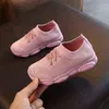 Buty dla dzieci Baby Sneaker Casual Oddychające Antypoślizgowe Miękkie Gumowe Dolne Dzieci Dziewczyny Chłopcy Sport 220115