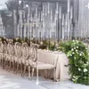 luxury big back drop decoration wedding event PVC&Acrylic candle wall backdrop decoration senyu845
