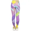 Women Fashion Leggings High Elasticity Legins Workout Jogging Pants Fluorescent Neo Geo Printing Sport leggins LJ201006