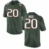 Miami Hurricanes NCAA College Football 52 Ray Lewis Jersey 20 Ed Reed 26 Sean Taylor 47 Michael Irvin Warren Sapp Hommes Femmes Jeunes