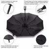 Vindresistent 3Ficking Automatisk Paraply Regn Kvinnor Auto Luxury Big Paraplyer Män Dropshipping Frame Windproof 10K Parasol 201112