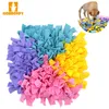 HORBONPY Pet Dog Sniffing Mat Find Food Training blanket Play Toys Dog Mat For Slow food Puzzle Sniffing Mat Pad Can be stitched LJ201028