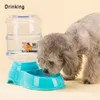 Pets Water Dispenser Automatic Feeders for Cats and Dogs Food Bowl Products Plastic Fountain Pet Supplies Y200917