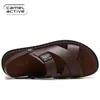 Camel Active äkta läder Men mode Bekväma sandaler Leisure Buckle Strap Brand Shoes Mens Beach Sandaler 3730BDLW#