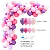 100pcs Macaron Blue Pastel Color Balloon Garland Arch Kit DIY عيد ميلاد زفاف طفل دش جديد للعام الجديد بالون الحزب البالون 200929