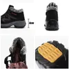 Offre spéciale STQ 2020 hiver neige femmes chaud pousser cheville femme haut compensé imperméable en caoutchouc randonnée bottes chaussures