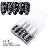 quality chrismas stickers 10 Rolls Nail Foils Mixed Nail Art Stickers Colorful Transfer Foil Wraps Adhesive Decals Paper Nails Decoration