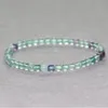 MG0033 atacado arco-íris pulseira de fluorite 4 mm mini gemstone pulseira mulheres cristais naturais saldo energético jóias