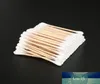 100pcs Women Beauty Makeup 100% Cotton Swab Cotton Buds Make Up Double-head Wood Sticks Nose Ears Cleaning Cosmetics Health Care