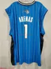 Maglia personalizzata Ed Rare Gilbert Arenas 1 Agent Zero XS-6XL Maglie da basket da uomo di ritorno al passato economici Uomo Donna Gioventù