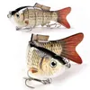 1set 2 5st fiske lockar set med lådor multisegment fogade hårda bete wobblers swimbait crankbait simma bas för gädda sjunkande 2201457711