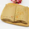 Kraft kudde låda handgjord blomma stil tack mönster gåvor paket box hantverk papper bröllop godis lådor