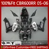 ホンダCBR 600RR 600F5 600CC 2005-2006ボディ72NO.12 CBR600 CBR 600 CC F5 RR F5 CBR600RR 05 06 OEM Bodywork Black West Blk