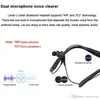 Niveau U écouteurs intra-auriculaires sans fil Bluetooth casques collier suppression du bruit Support A2DP,HSP,HFP pour Glaxy 8 S8plus