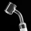 4mm mur 20mmOD plat Top Quartz Banger fumer 10mm 14mm 18mm mâle femelle clair/givré Joint 4590 clous pour bangs d'eau en verre