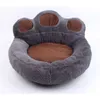 Nova pata de urso dkennel gato pet pp algodão teddy cama cesta para pequeno médio cão macio quente camas casa 201223251k