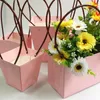 Portable Beautiful Paper Box Flower Packing Box Handy Gift Bag Florist Flower Bag for Wedding Birthday Party Rose Candy Cake9366944