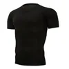 T-shirts pour hommes T-shirt de compression de course à séchage rapide T-shirt de concepteur Sweat-shirt respirant Costume Fitness Tight Sportswear Riding Chemise à manches courtes Entraînement 221